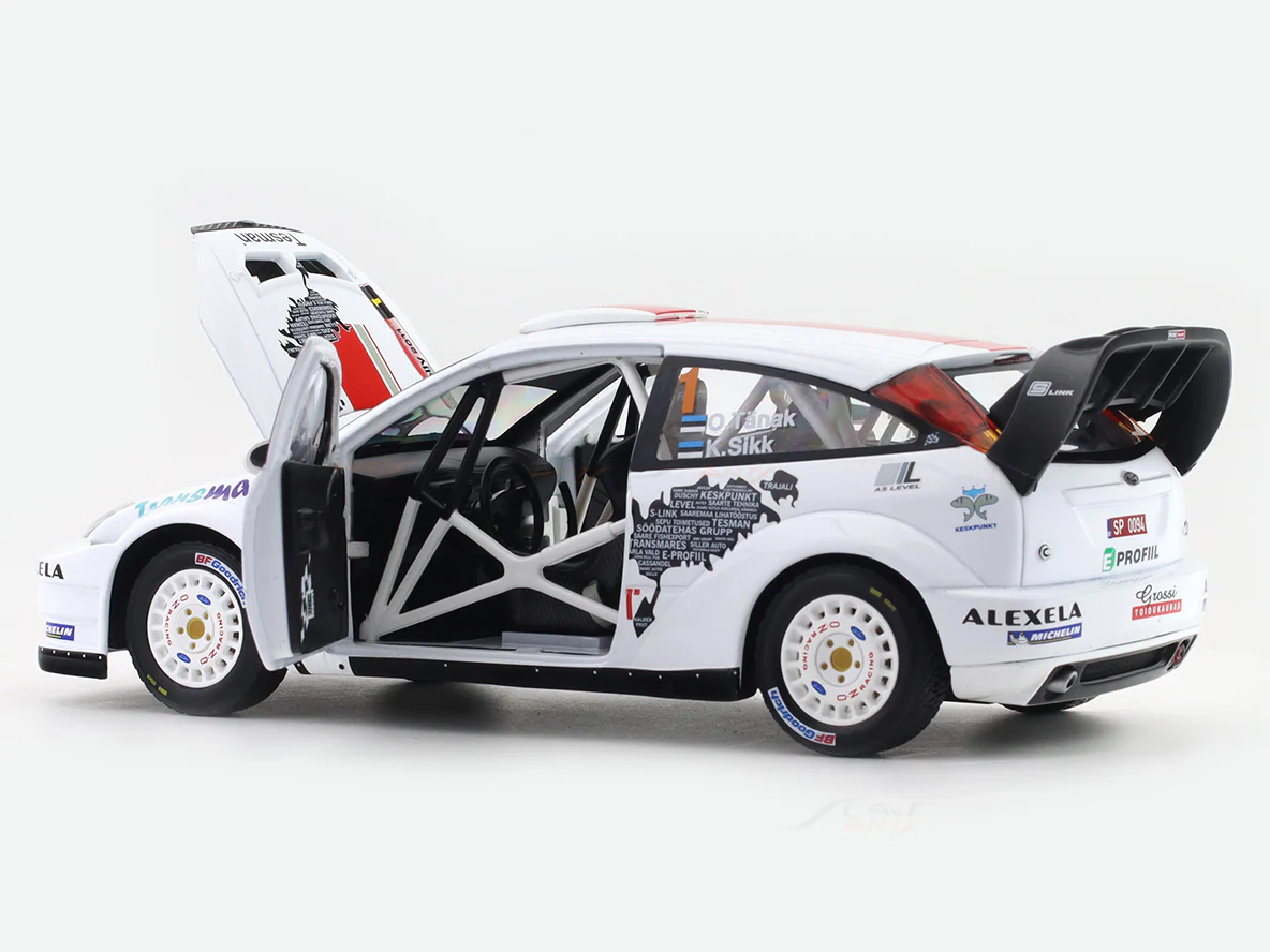 2011 Ford Focus RS WRC 1:18 SunStar licensed diecast Scale Model collectible - Image 9