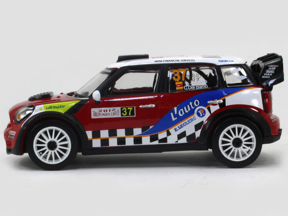 2012 Mini John Cooper Works WRC Team #37 1:32 Bburago diecast Scale Model Car - Image 2
