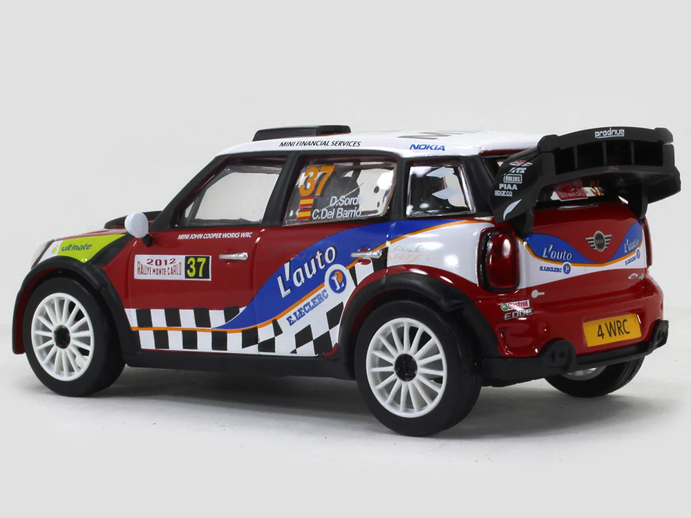 2012 Mini John Cooper Works WRC Team #37 1:32 Bburago diecast Scale Model Car - Image 3