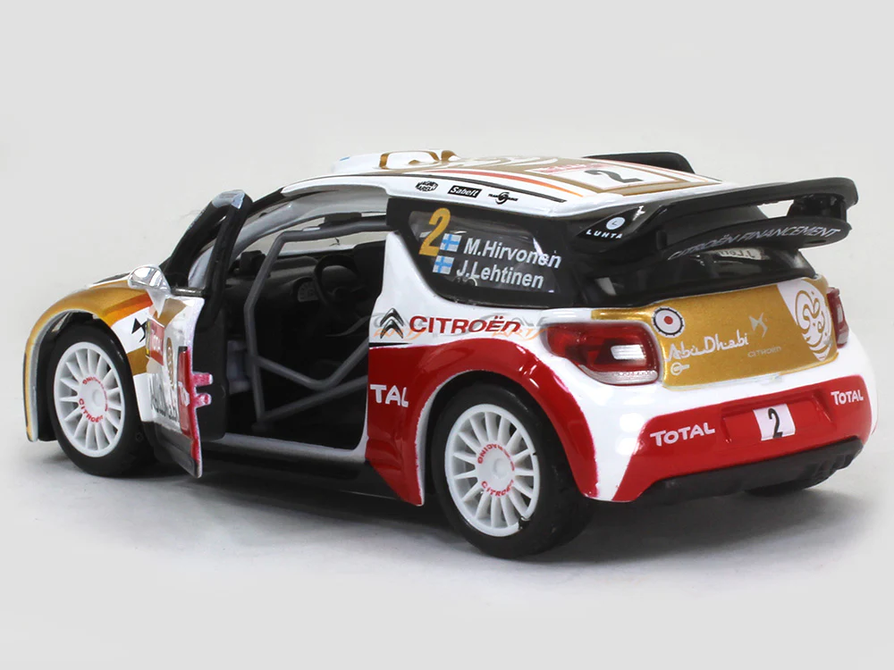 2013 Citroen DS 3 WRC #2 1:32 Bburago diecast Scale Model Car - Image 3