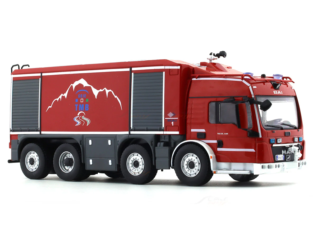 2013 MAN TGS Fire Tanker Truck Italy France 1:43 diecast scale model truck collectible - Image 6