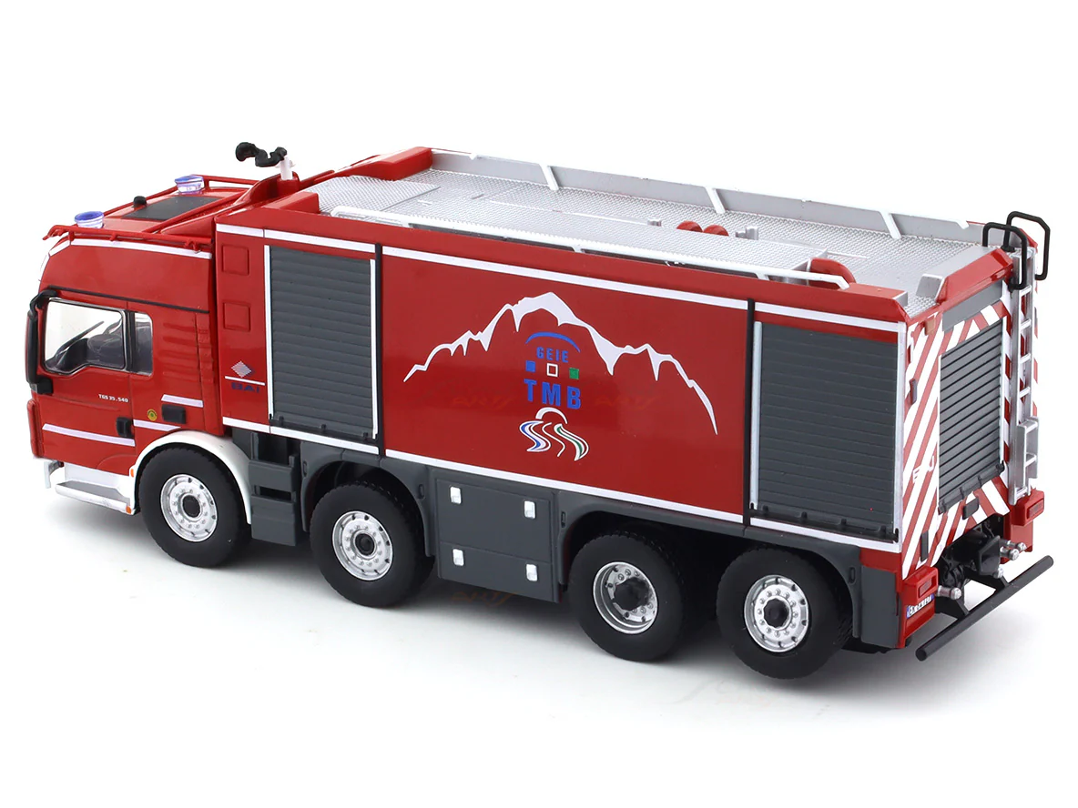 2013 MAN TGS Fire Tanker Truck Italy France 1:43 diecast scale model truck collectible - Image 8