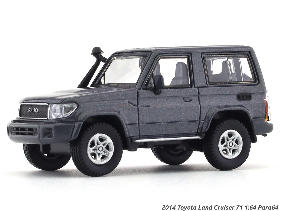 2014 Toyota Land Cruiser 71 Graphite Grey 1:64 Para64 diecast scale model car