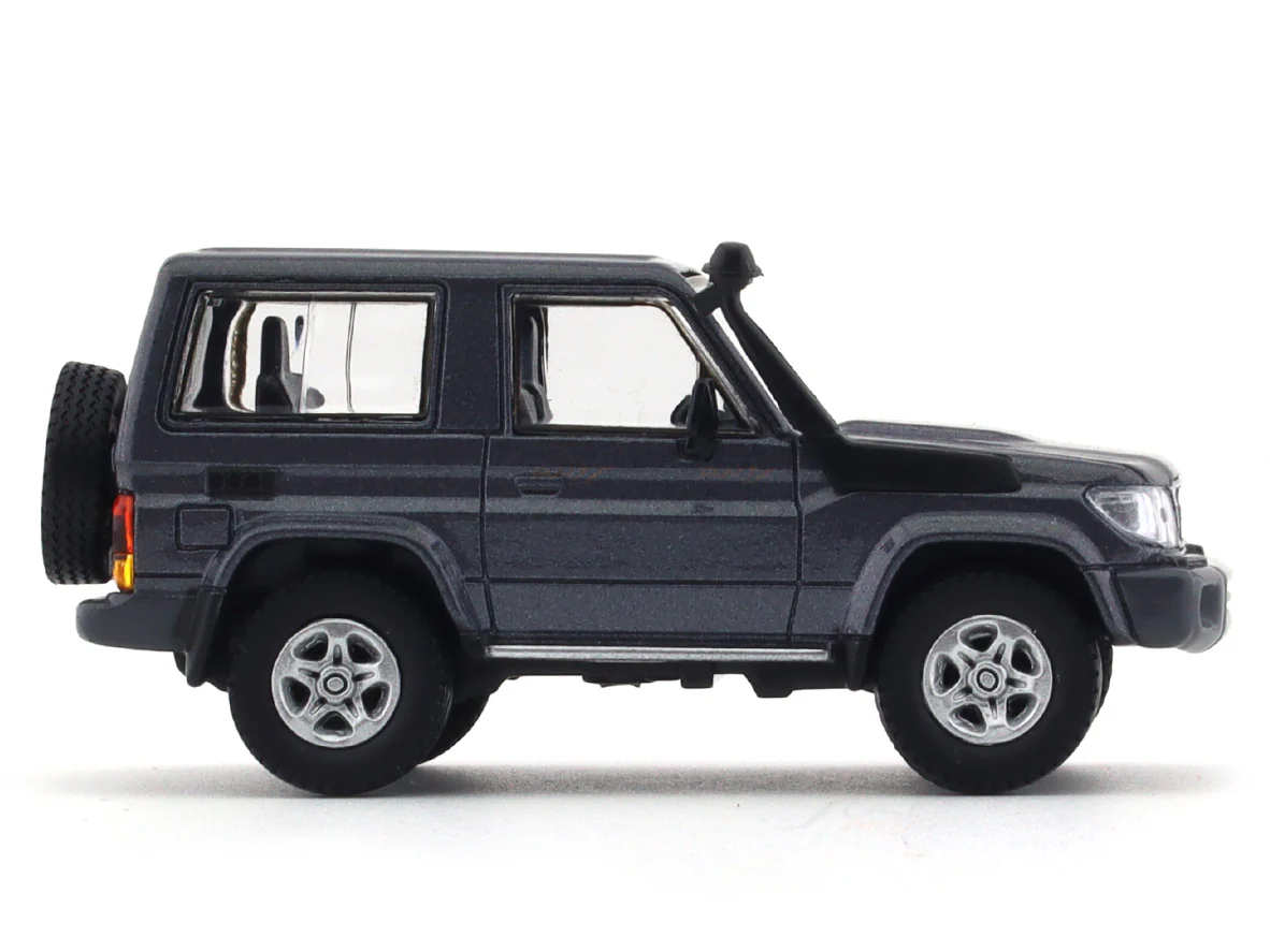 2014 Toyota Land Cruiser 71 Graphite Grey 1:64 Para64 diecast scale model car - Image 5
