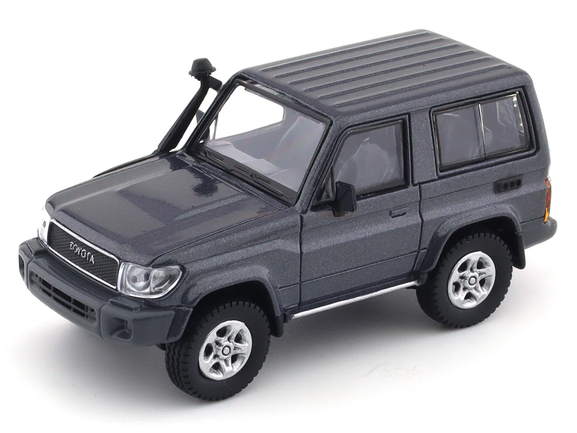 2014 Toyota Land Cruiser 71 Graphite Grey 1:64 Para64 diecast scale model car - Image 7