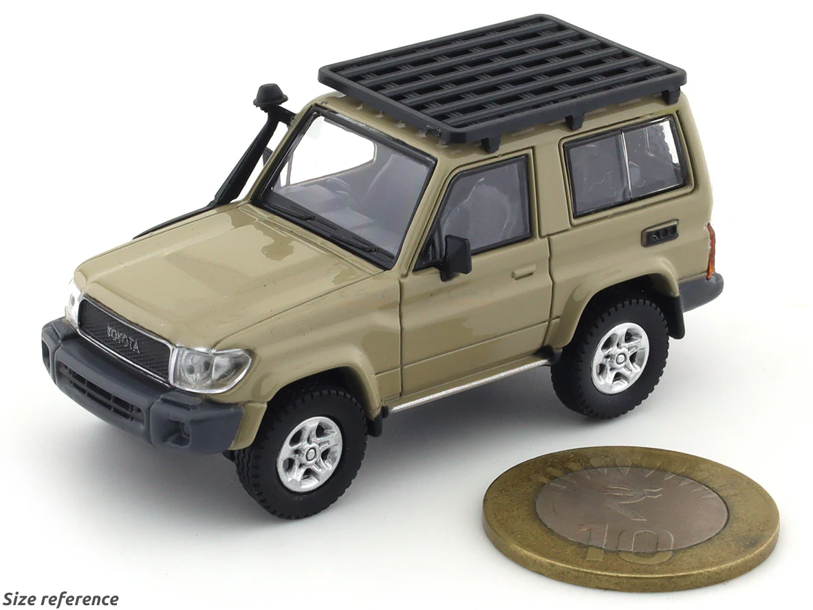 2014 Toyota Land Cruiser 71 Sandy Toupe 1:64 Para64 diecast scale model car - Image 10