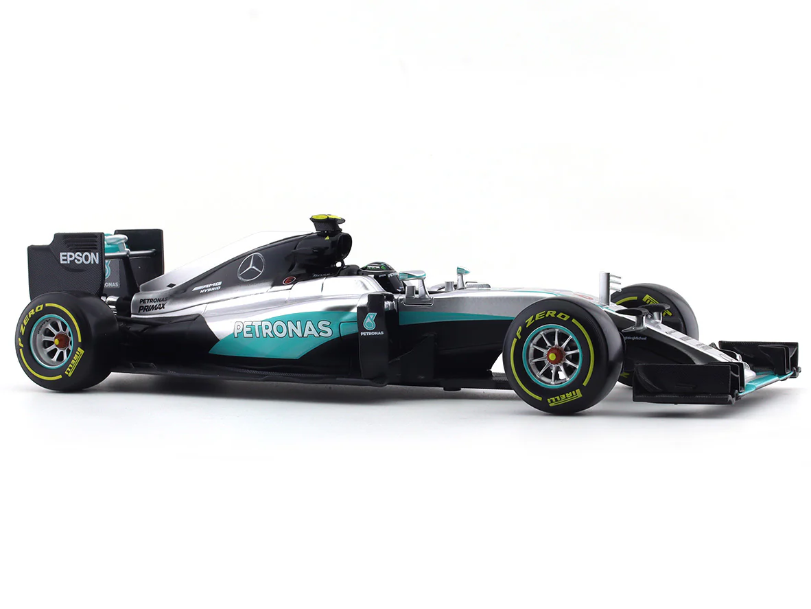 2016 Mercedes W07 Hybrid Nico Rosberg 1:18 Bburago diecast scale model car collectible - Image 6