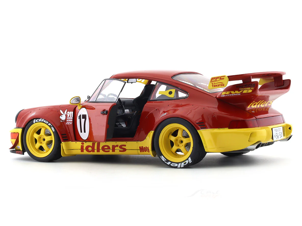 2016 Porsche 911 964 RWB Maty's Idlers 1:18 Solido licensed diecast scale model car collectible - Image 10