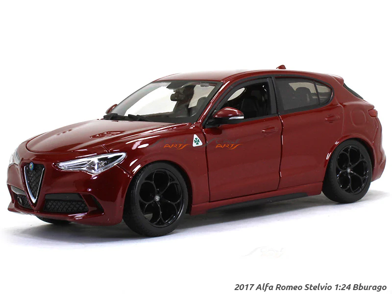 2017 Alfa Romeo Stelvio 1:24 Bburago diecast Scale Model car