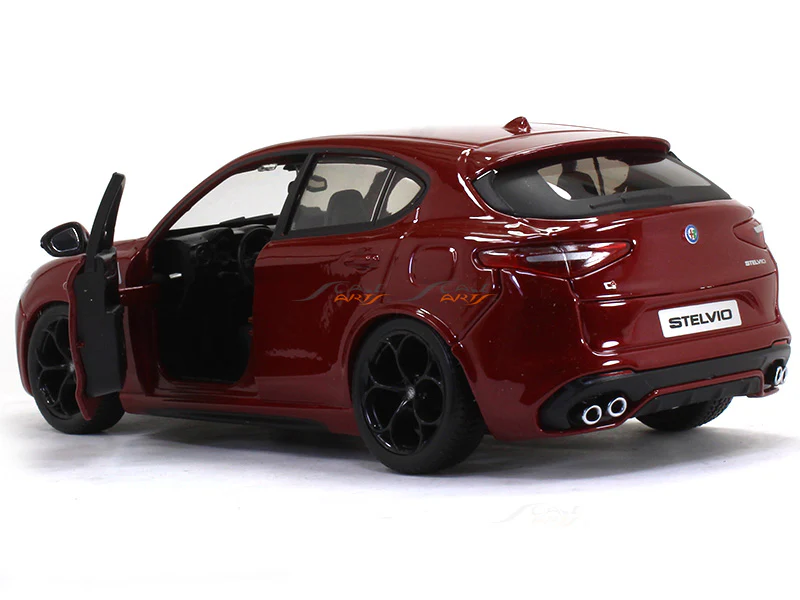 2017 Alfa Romeo Stelvio 1:24 Bburago diecast Scale Model car - Image 6