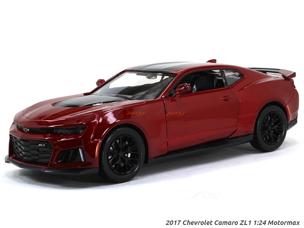 2017 Chevrolet Camaro ZL1 red 1:24 Motormax diecast scale model car