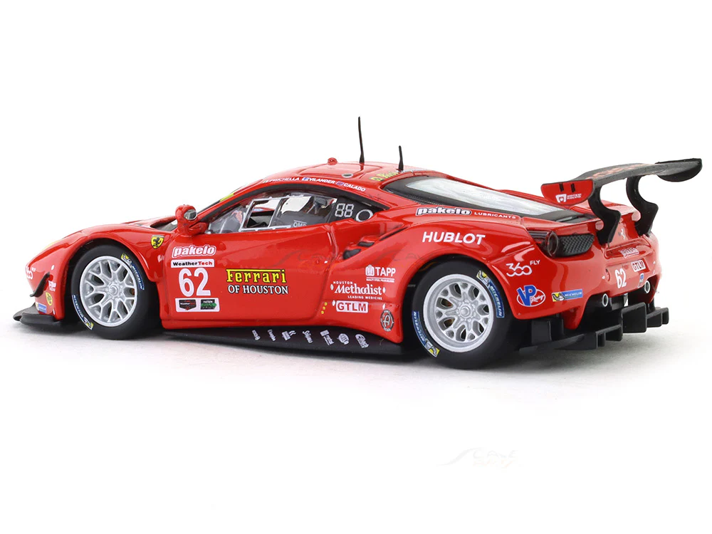 2017 Ferrari 488 GTE #62 1:43 Bburago scale model car collectible - Image 3