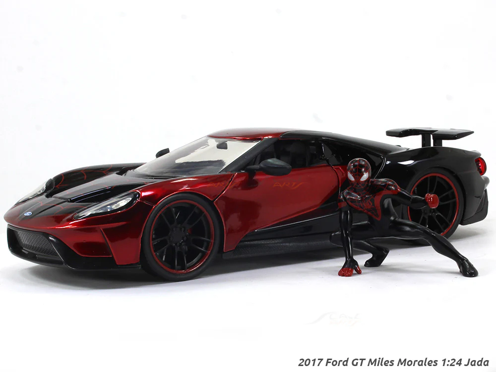 2017 Ford GT Miles Morales 1:24 Jada scale model car