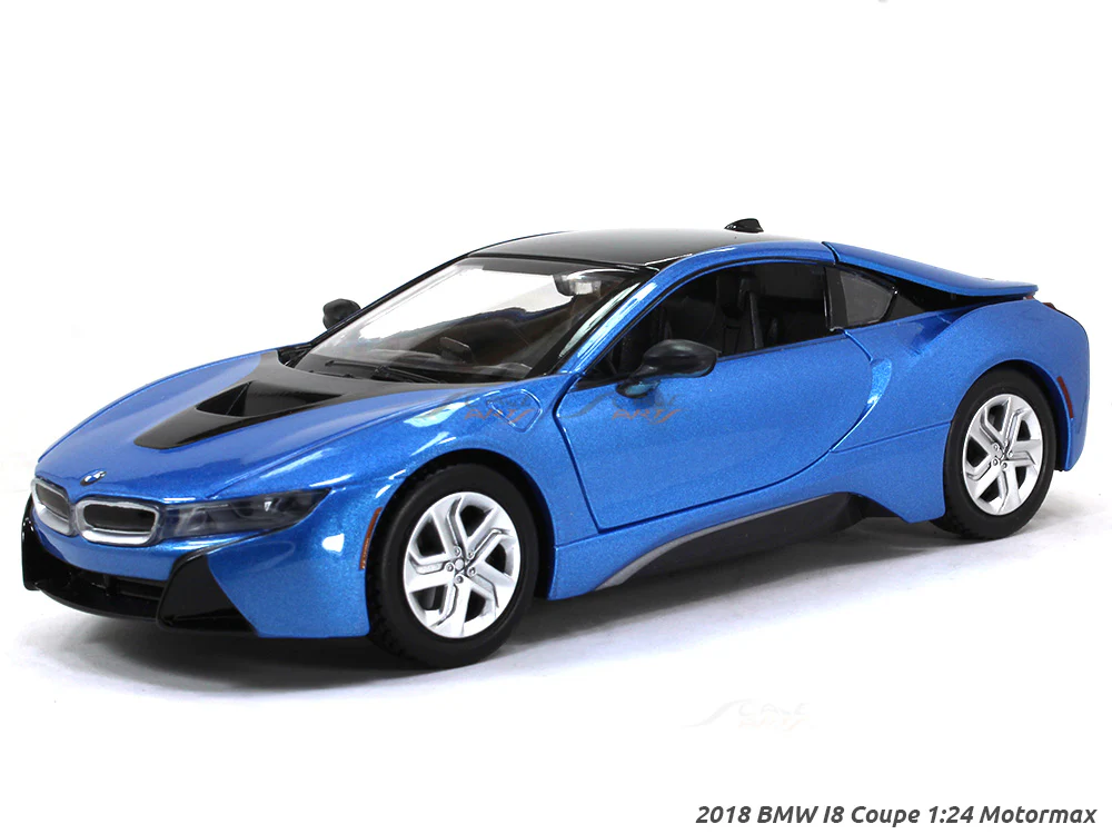 2018 BMW I8 Coupe 1:24 Motormax diecast scale model car