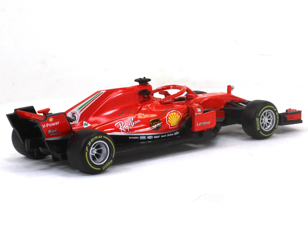 2018 Ferrari SF71H #5 F1 Sebastian Vettel 1:43 Bburago diecast Scale Model car - Image 4