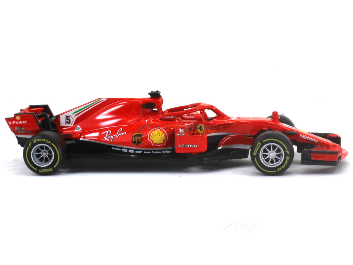 2018 Ferrari SF71H #5 F1 Sebastian Vettel 1:43 Bburago diecast Scale Model car - Image 5