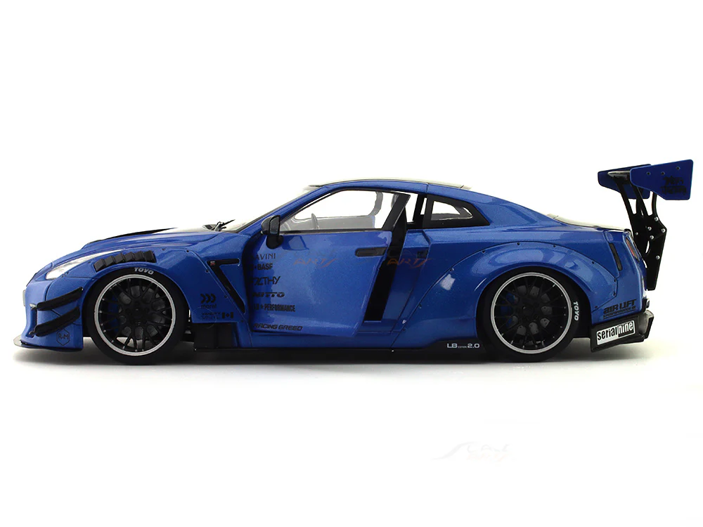 2018 Nissan GT-R R35 Type 2 LBWK 1:18 Solido diecast scale model - Image 8