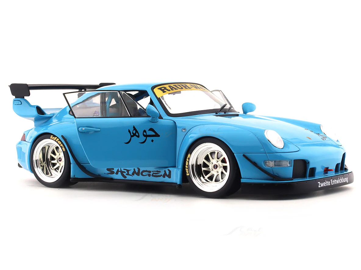 2018 Porsche 911 993 RWB Shingen 1:18 Solido diecast scale model car collectible - Image 7