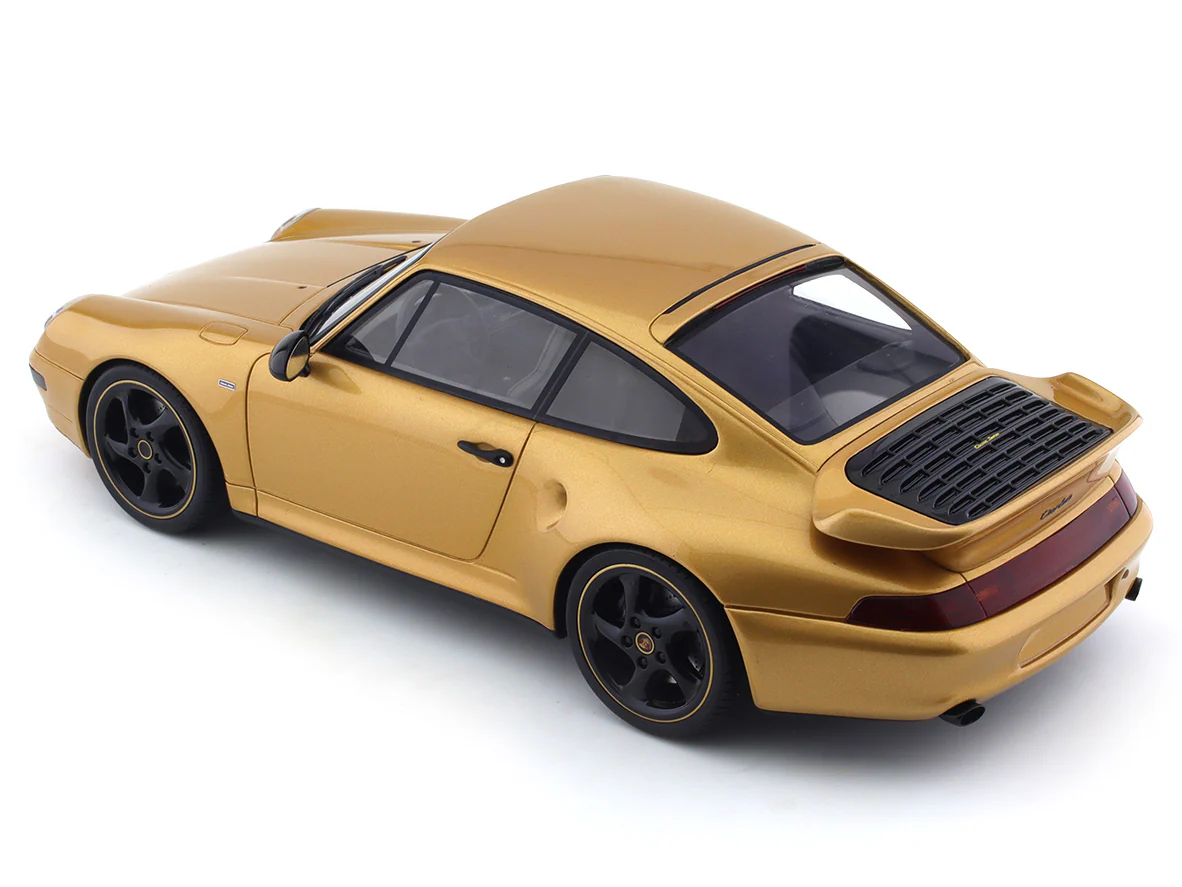 2018 Porsche 911 993 Turbo S gold 1:18 GT Spirit Scale Model collectible - Image 8