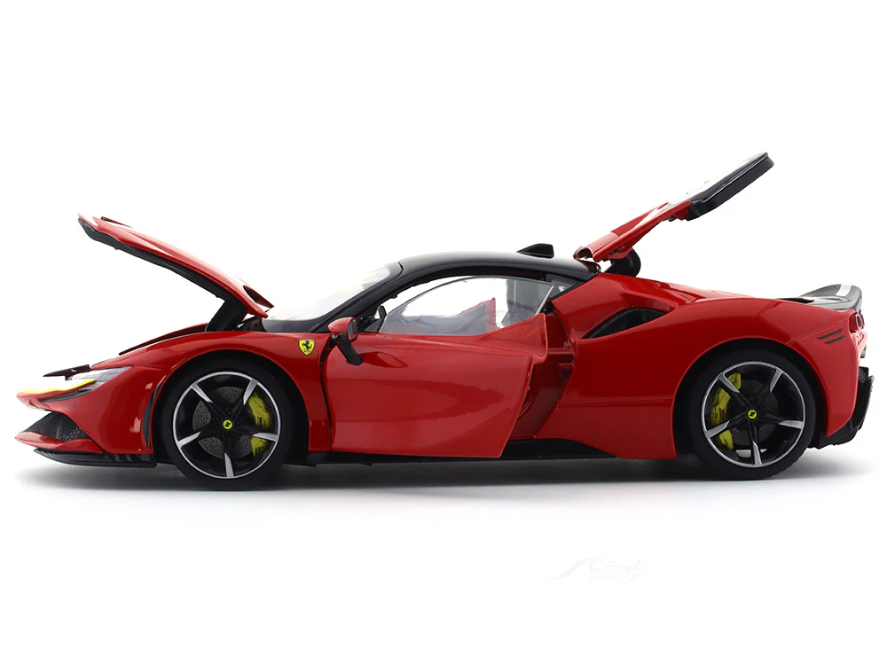 2019 Ferrari SF90 Stradale Asseto Fiorano 1:18 Bburago Signature Scale Model car - Image 8