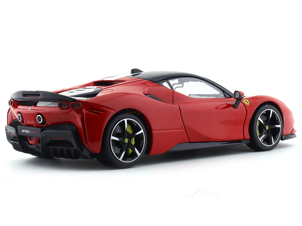 2019 Ferrari SF90 Stradale Asseto Fiorano & Mug set 1:18 Bburago Signature Scale Model - Image 5