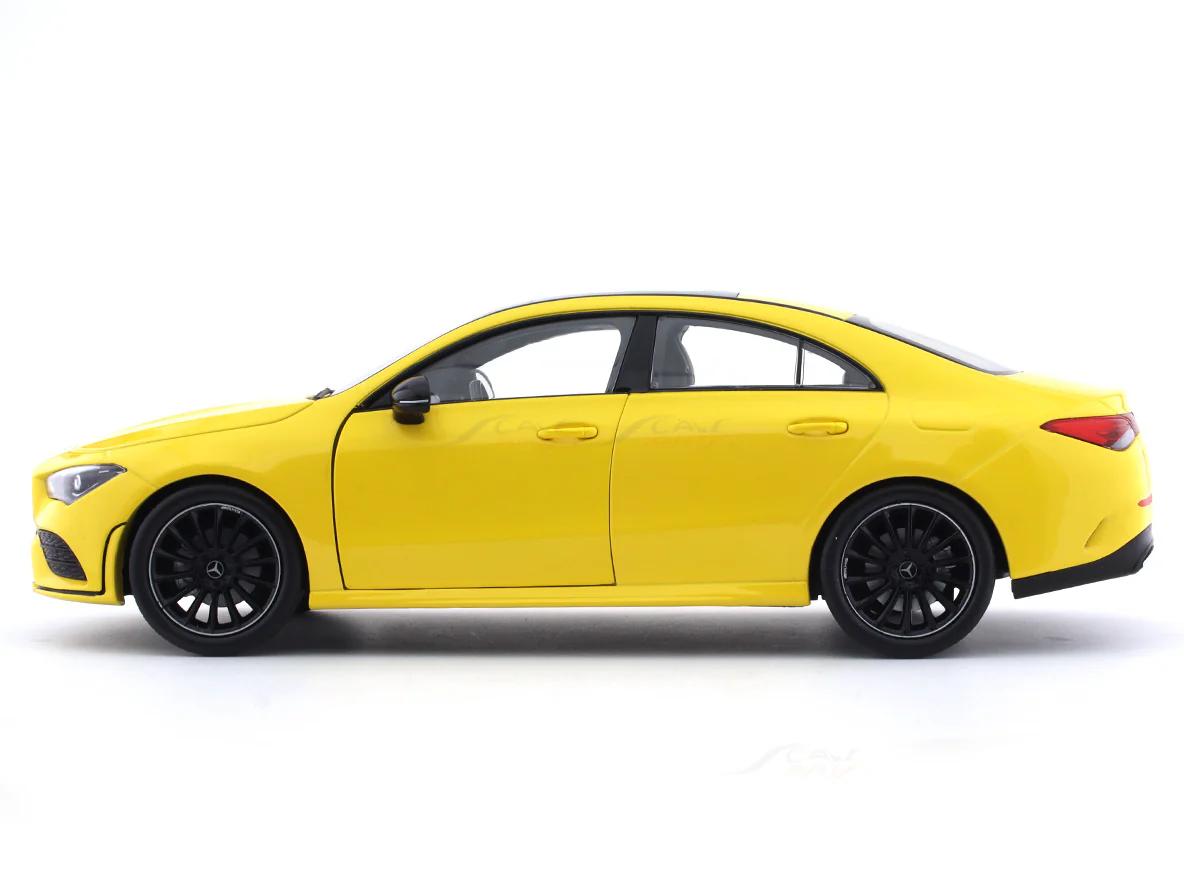 2019 Mercedes-Benz CLA Coupe C118 yellow 1:18 Z Models diecast Scale Model collectible - Image 2