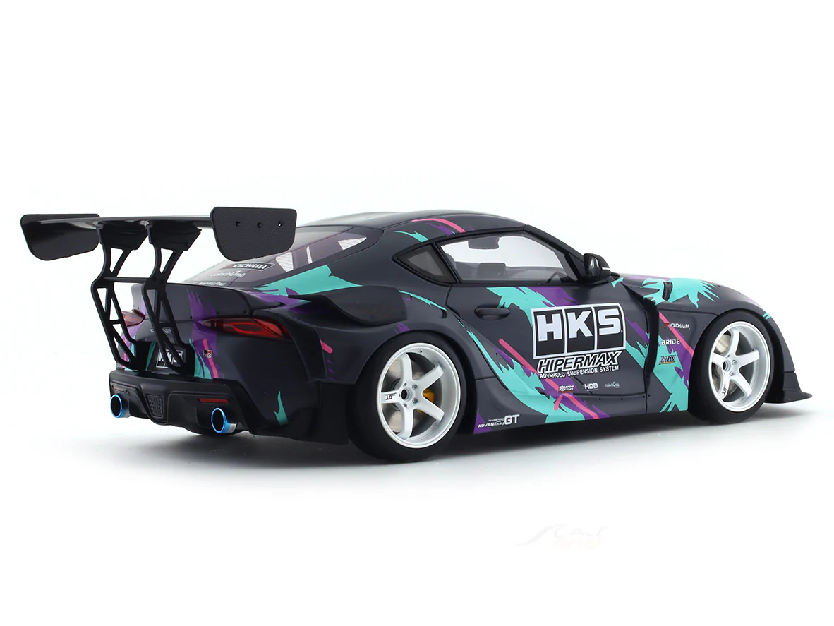 2019 Toyota GR Supra HKS 1:18 GT Spirit Scale Model collectible - Image 4