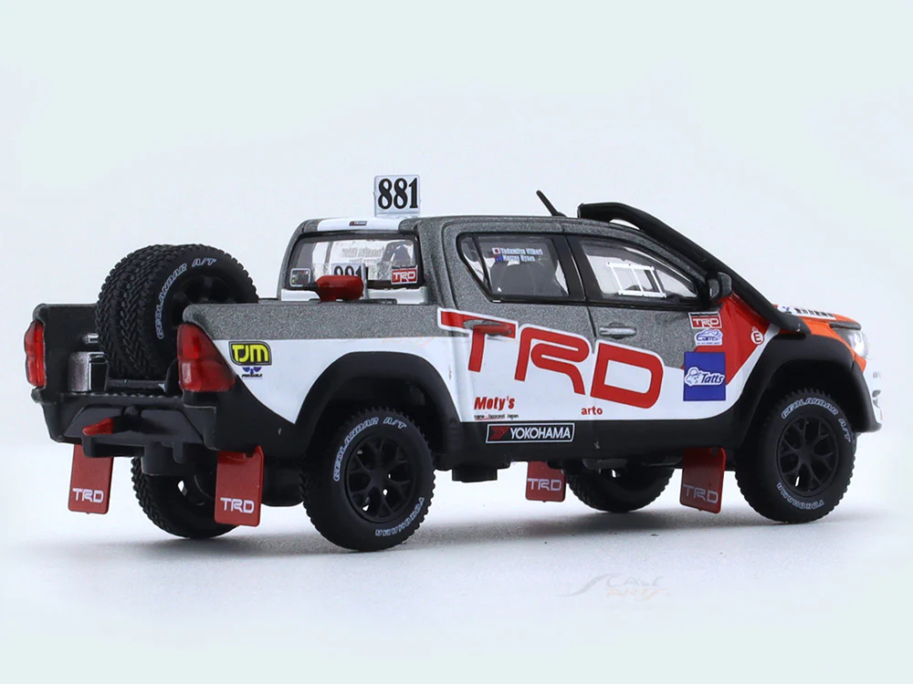 2019 Toyota Hilux Finke Desert Race 1:64 Tarmac Works diecast scale model car - Image 4