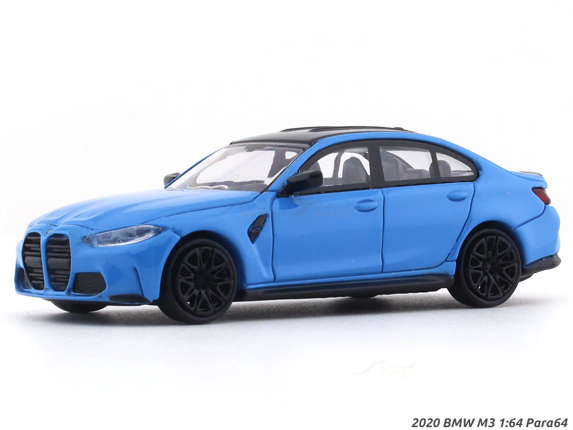 2020 BMW M3 Miami Blue 1:64 Para64 diecast scale model car