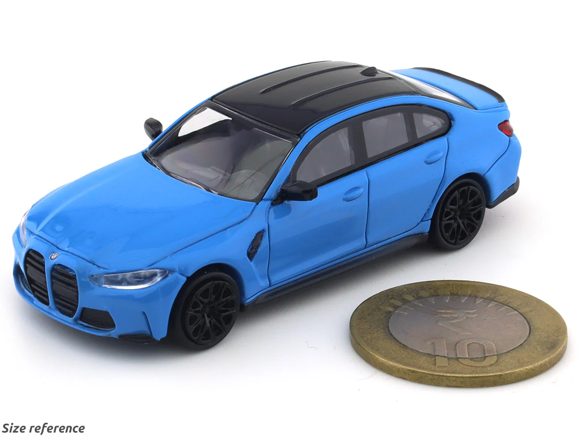 2020 BMW M3 Miami Blue 1:64 Para64 diecast scale model car - Image 10