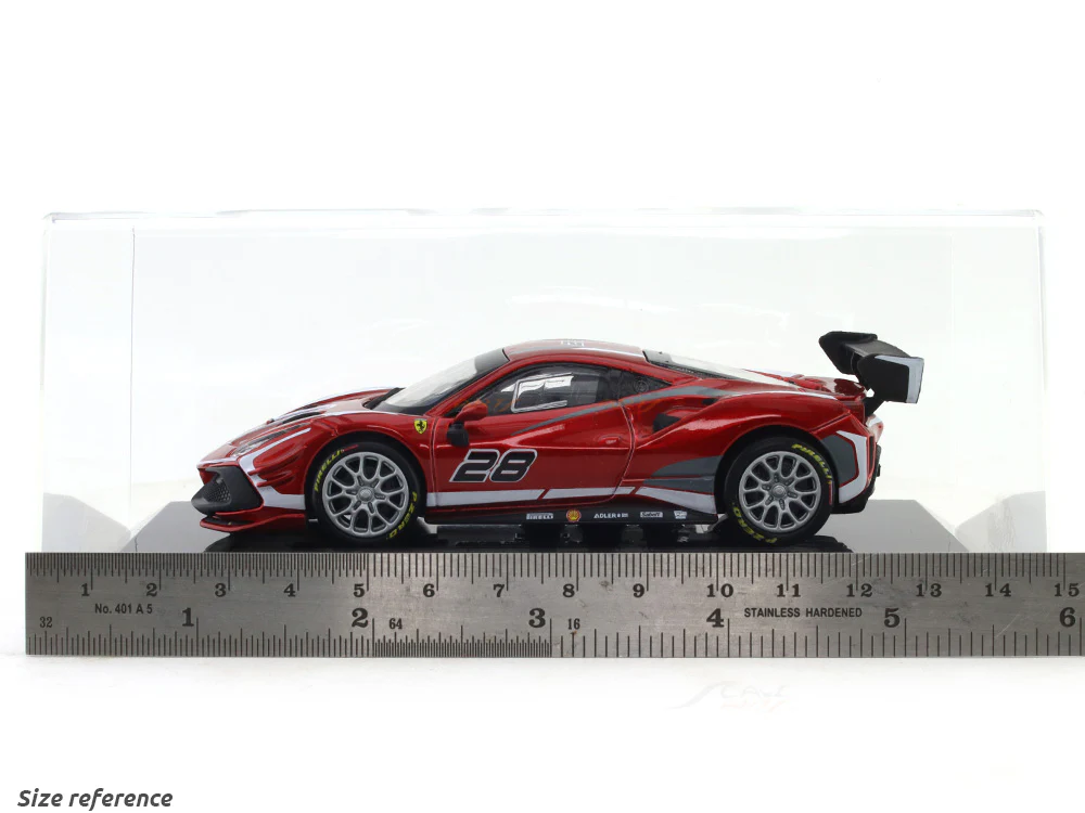2020 Ferrari 488 Challenge EVO 1:43 Bburago scale model car collectible - Image 10