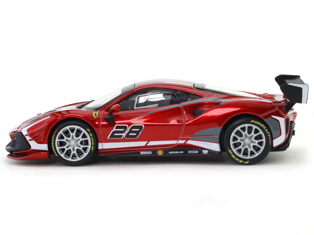 2020 Ferrari 488 Challenge EVO 1:43 Bburago scale model car collectible - Image 2