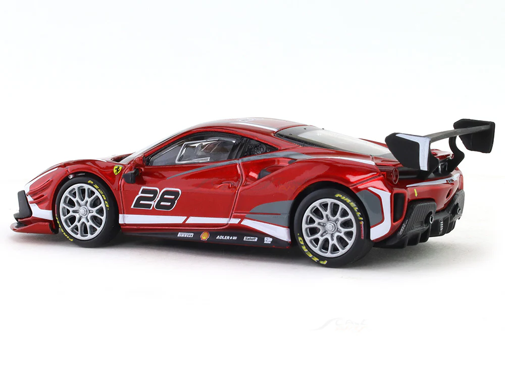 2020 Ferrari 488 Challenge EVO 1:43 Bburago scale model car collectible - Image 3