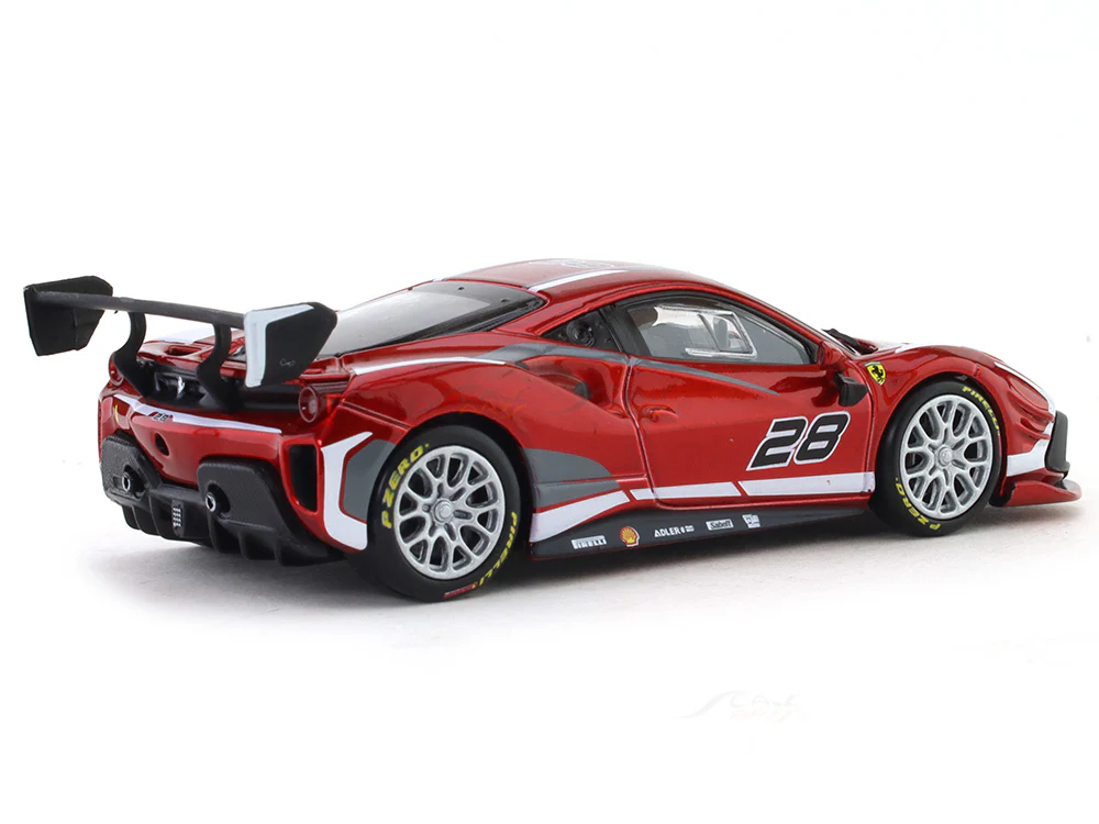 2020 Ferrari 488 Challenge EVO 1:43 Bburago scale model car collectible - Image 4