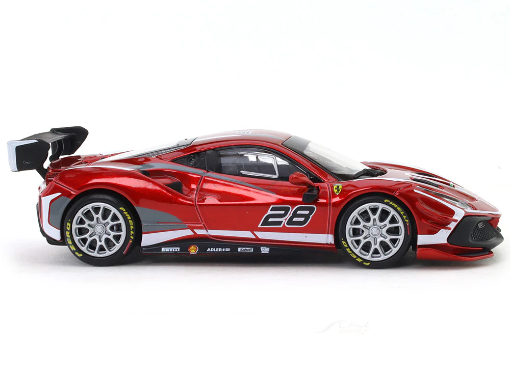 2020 Ferrari 488 Challenge EVO 1:43 Bburago scale model car collectible - Image 5