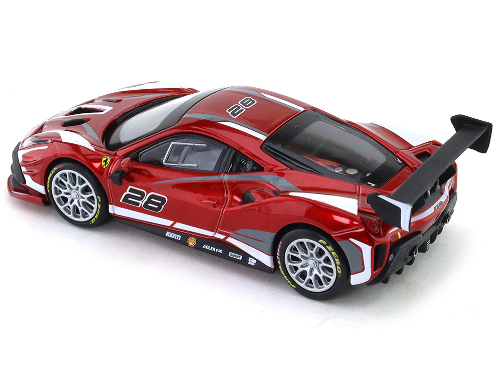 2020 Ferrari 488 Challenge EVO 1:43 Bburago scale model car collectible - Image 8