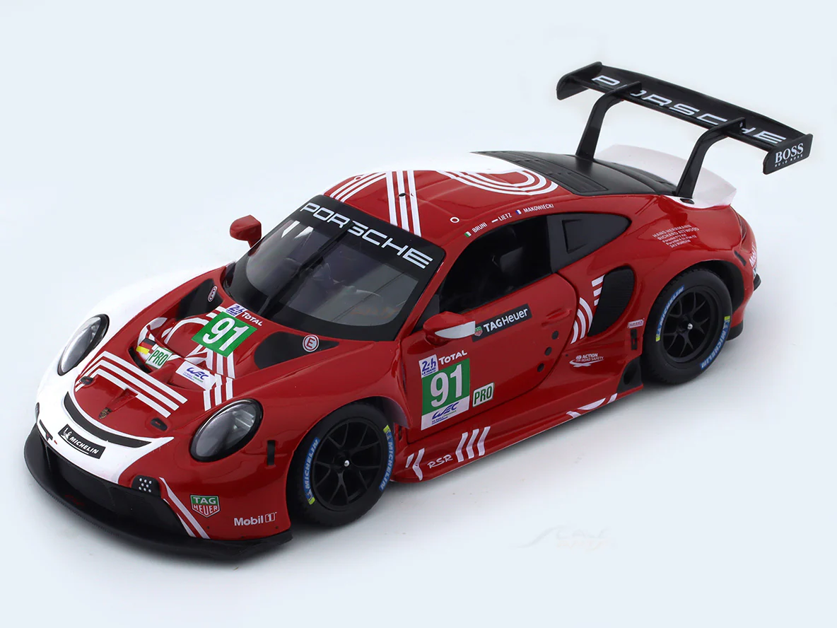 2020 Porsche 911 RSR LM 1:24 Bburago licensed diecast Scale Model car - Image 10
