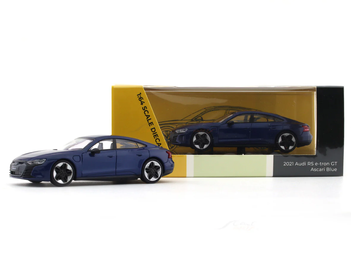 2021 Audi RS e-teon GT ascari Blue 1:64 Para64 diecast scale model car - Image 9