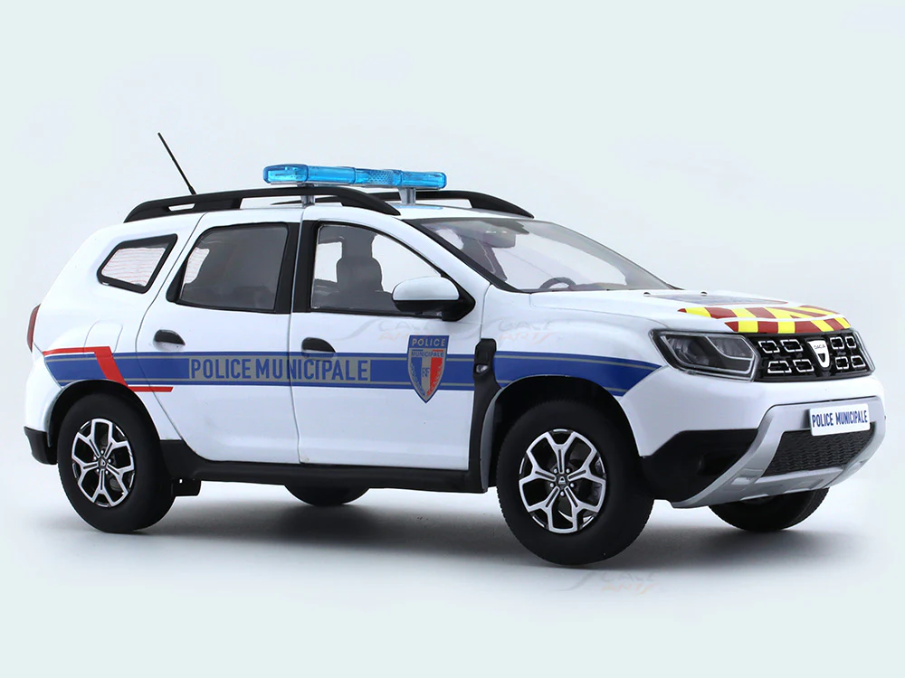 2021 Dacia Duster PH2 Police 1:18 Solido diecast Scale Model collectible - Image 6