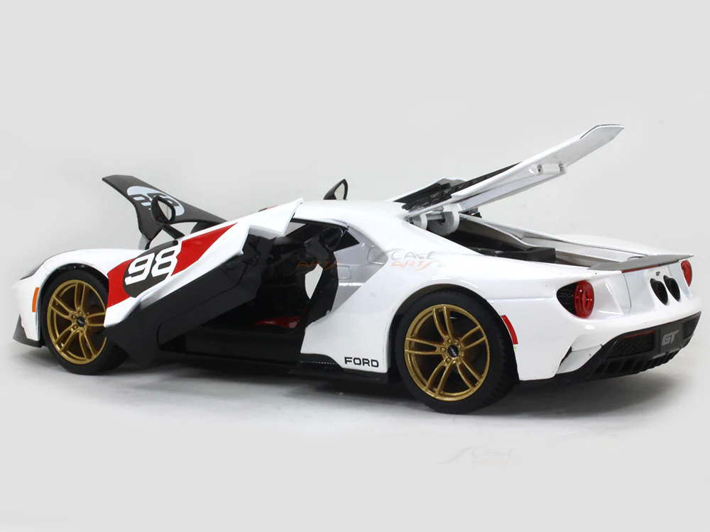 2021 Ford GT Heritage Edition 1:18 Maisto diecast Scale Model car - Image 6