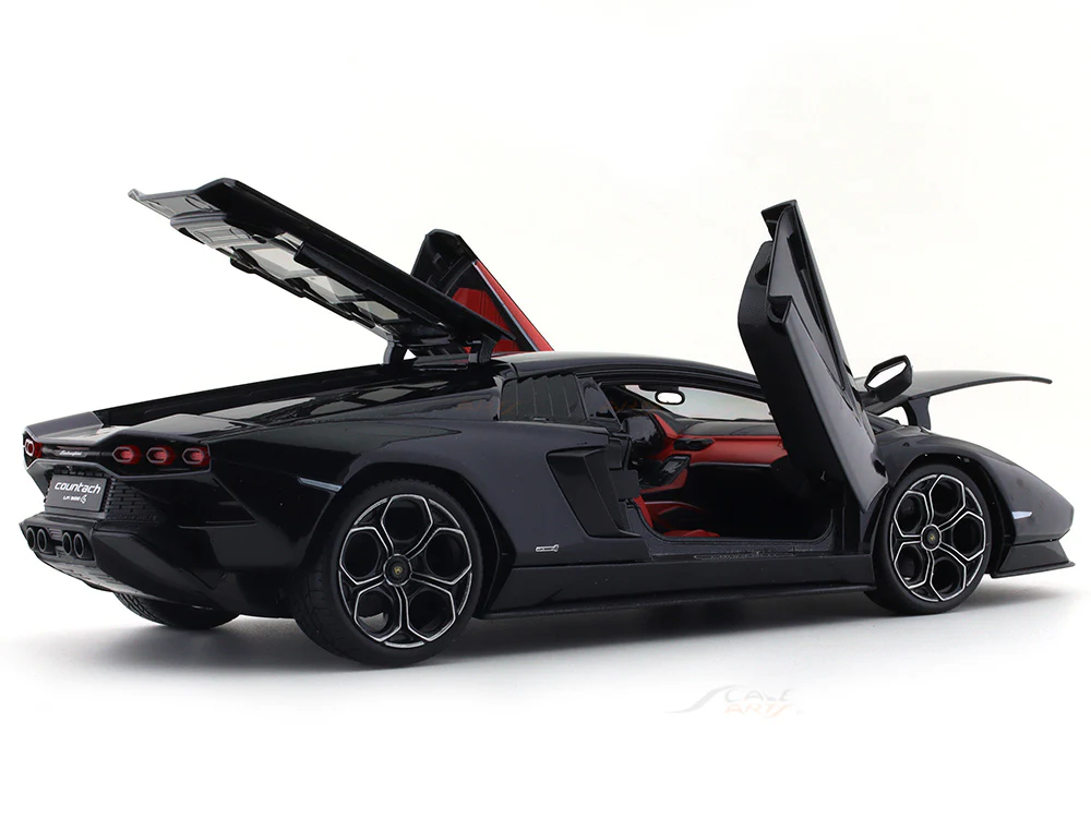 2021 Lamborghini Countach LPI 800-4 black 1:18 Maisto diecast Scale Model collectible - Image 10