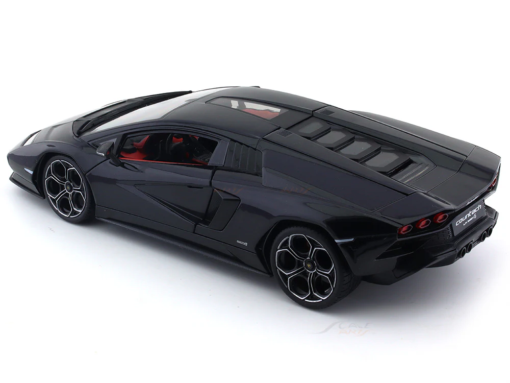 2021 Lamborghini Countach LPI 800-4 black 1:18 Maisto diecast Scale Model collectible - Image 14