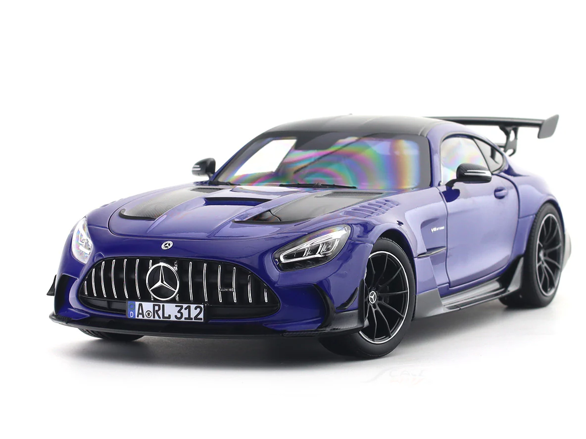 2021 Mercedes-Benz AMG GT Black Series Blue 1:18 Norev Licensed Diecast Scale Model Car Collectible - Image 7