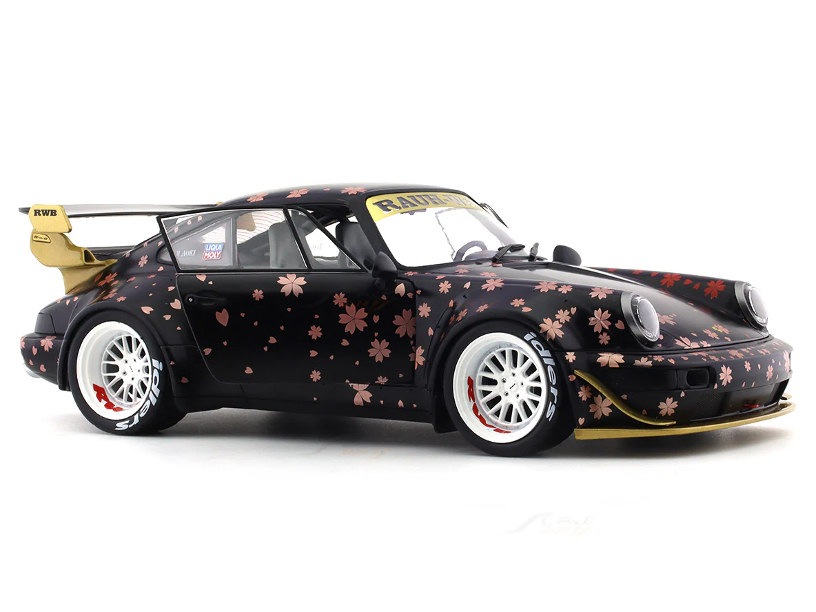 2021 Porsche 911 964 RWB Aoki 1:18 Solido diecast scale model car collectible - Image 13