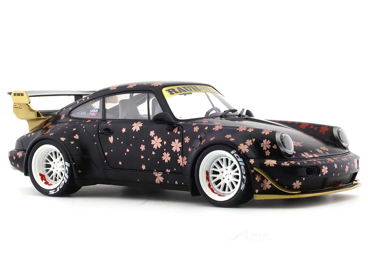 2021 Porsche 911 964 RWB Aoki 1:18 Solido diecast scale model car collectible - Image 6