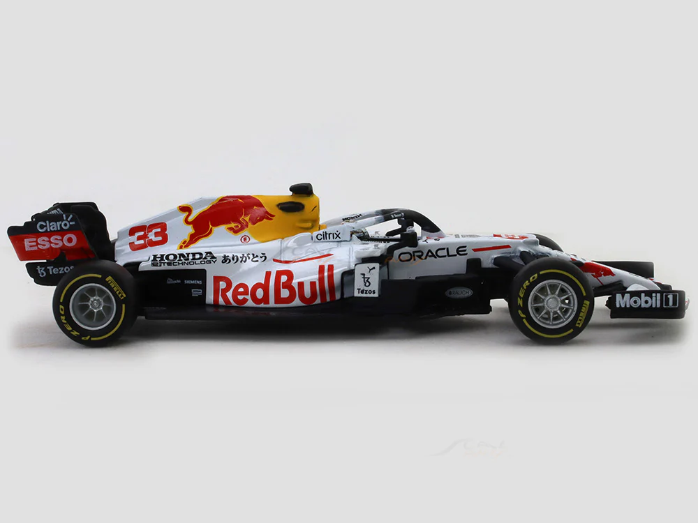 2021 RedBull racing RB16B #33 Max Verstappen World champion 1:43 Bburago scale - Image 5