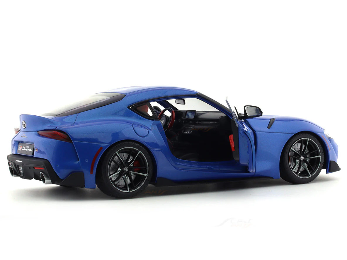 2021 Toyota GR Supra Horizon Blue 1:18 Solido diecast scale model car collectible - Image 10