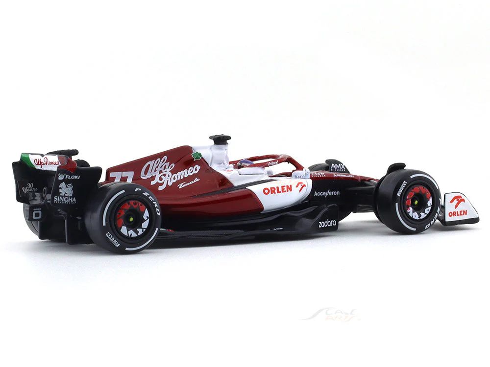 2022 Alfa Romeo C42 #77 Valtteri Bottas & Mug set 1:43 Bburago scale model car collectible - Image 5