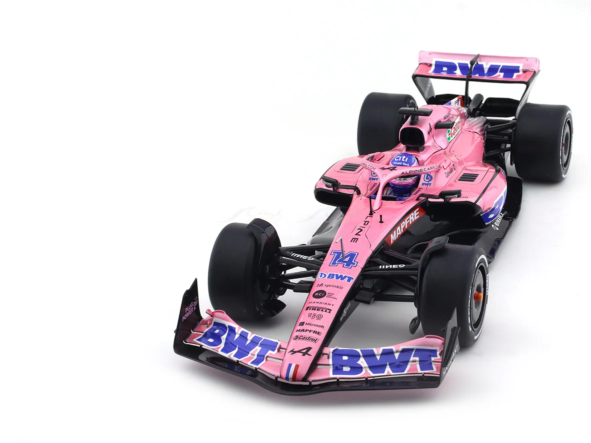 2022 Alpine A522 #14 Fernando Alonso 1:18 Solido diecast Scale Model collectible - Image 9