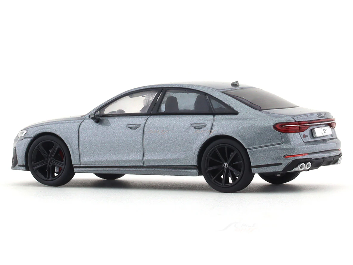 2022 Audi A8 (S8) Grey 1:64 GCD diecast scale model miniature car replica - Image 3